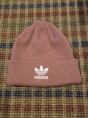 Like New Dusty Rose Pink Adidas Beanie One Size